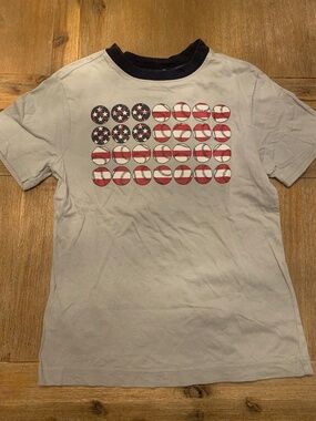 Patriotic baseball t shirt